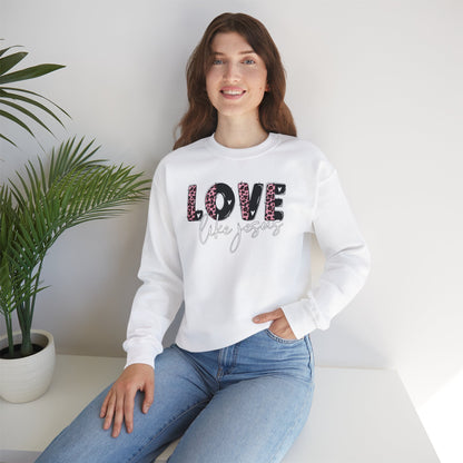 Love Like Jesus Crewneck Sweatshirt